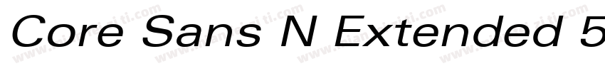 Core Sans N Extended 53 Medium字体转换